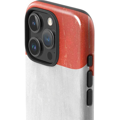 Distressed Austria Flag iPhone 16 Pro Max Impact Case